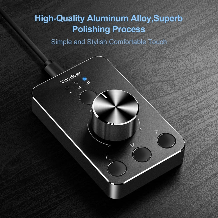 Vaydeer JP2011 USB Computer Volume Adjustment Controller Desktop Multimedia Rotary Button(Type-C) - USB Sound by Vaydeer | Online Shopping UK | buy2fix