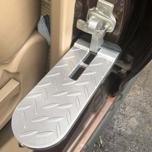 Car Extension Assisted Boarding Hooks Footrests(Black) by buy2fix