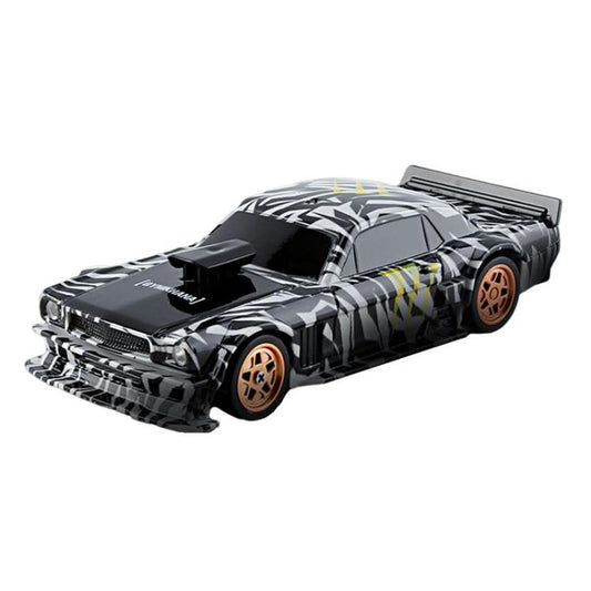 1:43 Full Scale Mini 4WD Drifting Charging Remote Control Car, Color: 4301G Black Mustang With Gyroscope - RC Cars by buy2fix | Online Shopping UK | buy2fix