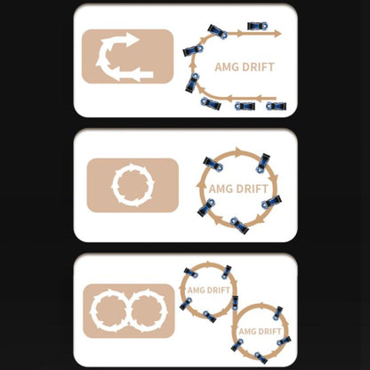 1:43 Full Scale Mini 4WD Drifting Charging Remote Control Car, Color: 4304G Silver GTR With Gyroscope - RC Cars by buy2fix | Online Shopping UK | buy2fix