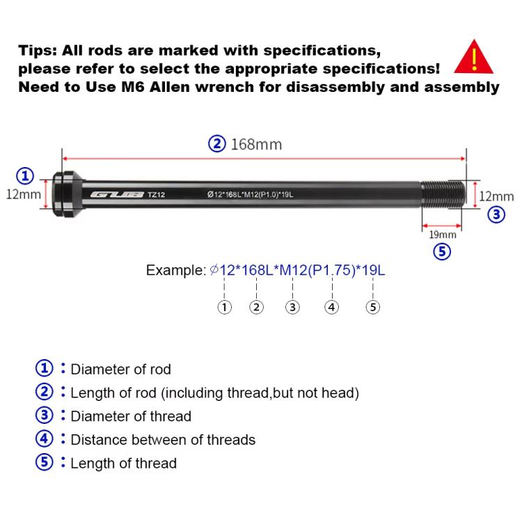 GUB TZ12 MTB Road Bicycle Frame Aluminium Bucket Axle Bar - Bottom Brackets by GUB | Online Shopping UK | buy2fix