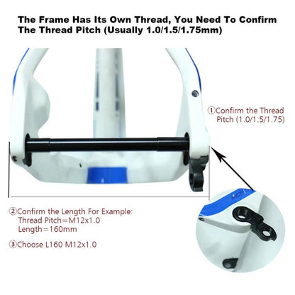 GUB TZ13 MTB Road Bicycle Frame Aluminium Bucket Axle Bar - Bottom Brackets by GUB | Online Shopping UK | buy2fix