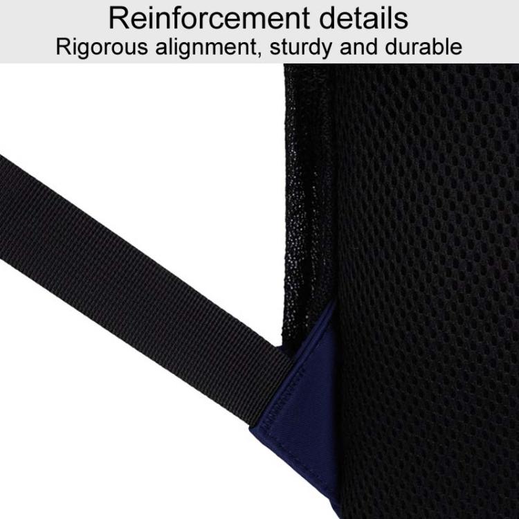 SKV B23344 Men Large Capacity Business Laptop Backpack Outdoor Traveling Double Shoulder Bag(Blue) - Backpack by SKV | Online Shopping UK | buy2fix