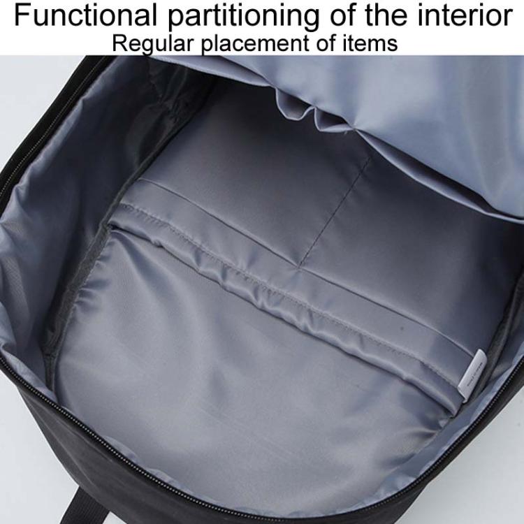 SKV SKV009 Outdoor Casual Double Shoulder Bag Large Capacity Laptop Backpack(White) - Backpack by SKV | Online Shopping UK | buy2fix