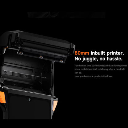 SUNMI V2s PLUS Handheld Cash Register With 80mm Printer Intelligent Mobile Terminal, Spec: 3+32G Scanner(EU Plug) by SUNMI