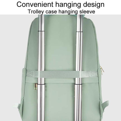 SKV B23874 Large Capacity Water Resistant Double Shoulder Casual Laptop Bag(Matcha Color) - Backpack by SKV | Online Shopping UK | buy2fix