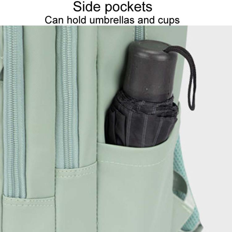 SKV B23874 Large Capacity Water Resistant Double Shoulder Casual Laptop Bag(Matcha Color) - Backpack by SKV | Online Shopping UK | buy2fix