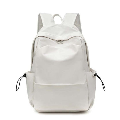 SKV B1530 Large Capacity Student School Bag Casual Double Shoulder Laptop Backpack(White) - Backpack by SKV | Online Shopping UK | buy2fix