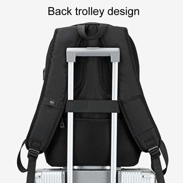 SKV B21071 Large Capacity Student School Bags Leisure Traveling Double Shoulder Laptop Backpack(Blue) - Backpack by SKV | Online Shopping UK | buy2fix