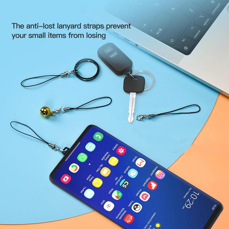 USB-C Charging Port Phone Dust Plug Lanyard Cleaning Brush Set(White) - Anti-dust & Ear Caps by buy2fix | Online Shopping UK | buy2fix