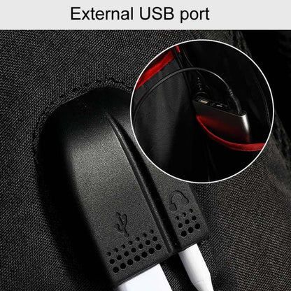 SKV B20537 Lightweight Traveling Double Shoulder Bag Large Capacity Laptop Backpack(Black) - Backpack by SKV | Online Shopping UK | buy2fix