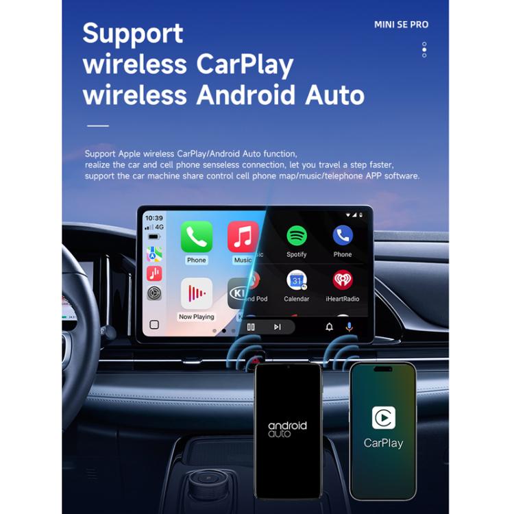 Dual-Channel Carlinkit Original Car Wired To Wireless Android Carplay Adapter(SE PRO) - Bluetooth Adapters by buy2fix | Online Shopping UK | buy2fix