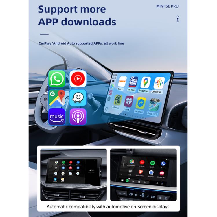 Dual-Channel Carlinkit Original Car Wired To Wireless Android Carplay Adapter(SE PRO) - Bluetooth Adapters by buy2fix | Online Shopping UK | buy2fix