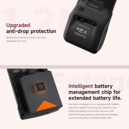 SUNMI V2s Scanning Label Printing Cash Register, Spec: NFC 2+16G(EU Plug) by SUNMI