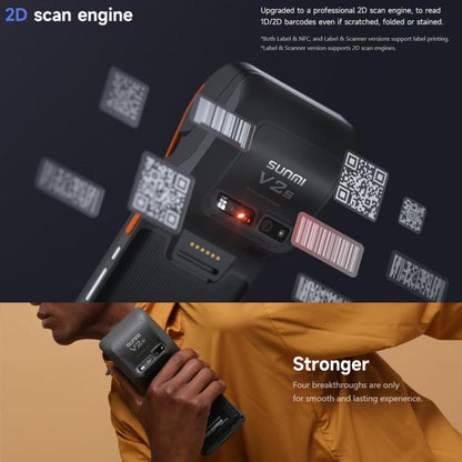 SUNMI V2s Scanning Label Printing Cash Register, Spec: NFC 2+16G(US Plug) by SUNMI