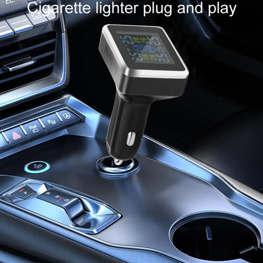 Car Cigarette Lighter Type Tire Pressure Monitor Wireless Tire Pressure Sensor, Style: External by buy2fix