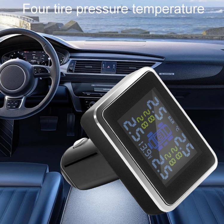 Car Cigarette Lighter Type Tire Pressure Monitor Wireless Tire Pressure Sensor, Style: External - Tire Pressure Gauges by buy2fix | Online Shopping UK | buy2fix