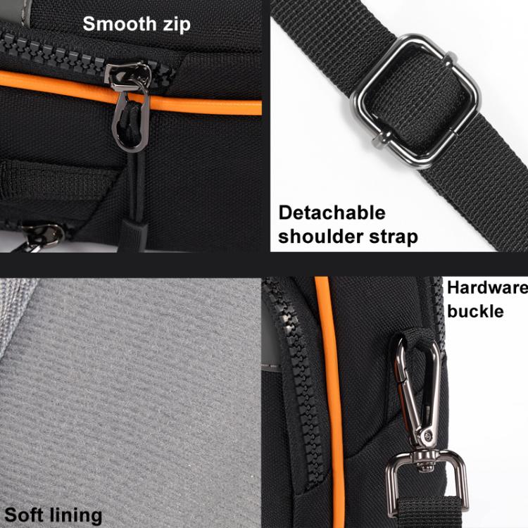 Cwatcun D168 Small Convenient Camera Bag Scratch-Resistant And Wear-Resistant Microslice Card Camera Pouch(Black) - Strap Satchel by Cwatcun | Online Shopping UK | buy2fix