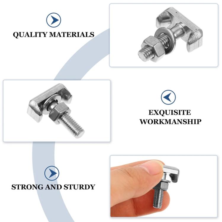 2pcs / Set For Cadillac / Chevrolet / GMC / Saturn Car 304 Stainless Steel T-Bolt by buy2fix