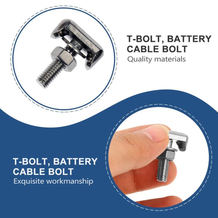 2pcs / Set For Cadillac / Chevrolet / GMC / Saturn Car 304 Stainless Steel T-Bolt by buy2fix