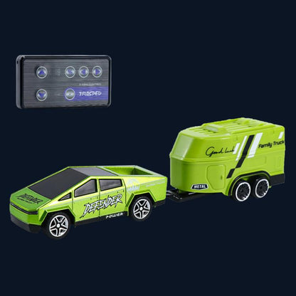 1:64 Mini Alloy 2.4Ghz Remote Control Car Children Rechargeable Model Car, Color: CO-5501E Green - RC Cars by buy2fix | Online Shopping UK | buy2fix