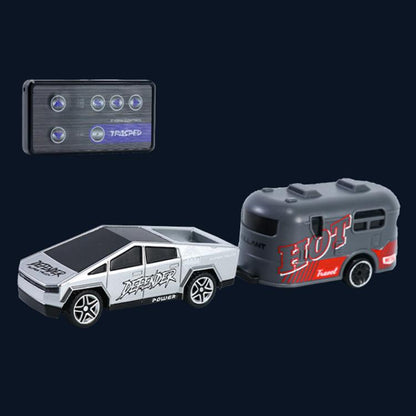 1:64 Mini Alloy 2.4Ghz Remote Control Car Children Rechargeable Model Car, Color: CO-5501E Gray - RC Cars by buy2fix | Online Shopping UK | buy2fix