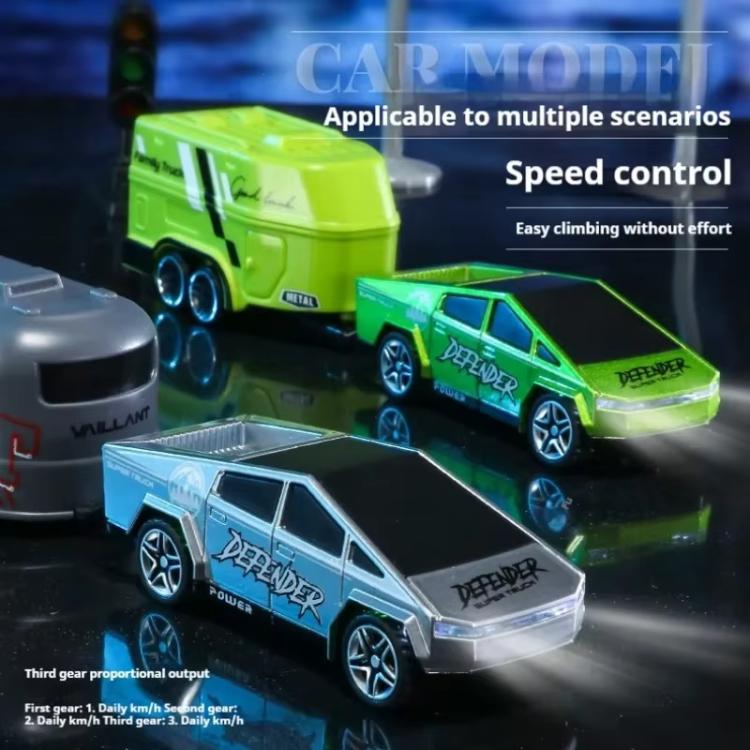 1:64 Mini Alloy 2.4Ghz Remote Control Car Children Rechargeable Model Car, Color: AO-5501E Green - RC Cars by buy2fix | Online Shopping UK | buy2fix