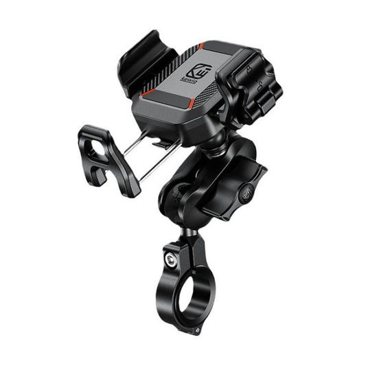 Kewig M33-C1 Outdoor Motorcycle Bike Riding Anti-Theft Shock Absorbing Cell Phone Holder(Standard Handlebar) by Kewig