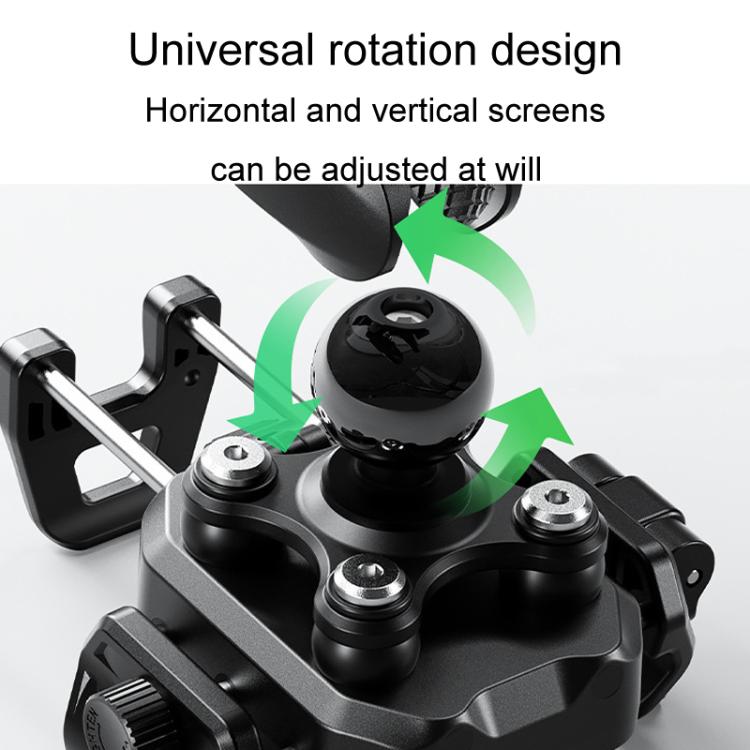 Kewig M33-C1 Outdoor Motorcycle Bike Riding Anti-Theft Shock Absorbing Cell Phone Holder(Standard Handlebar) by Kewig