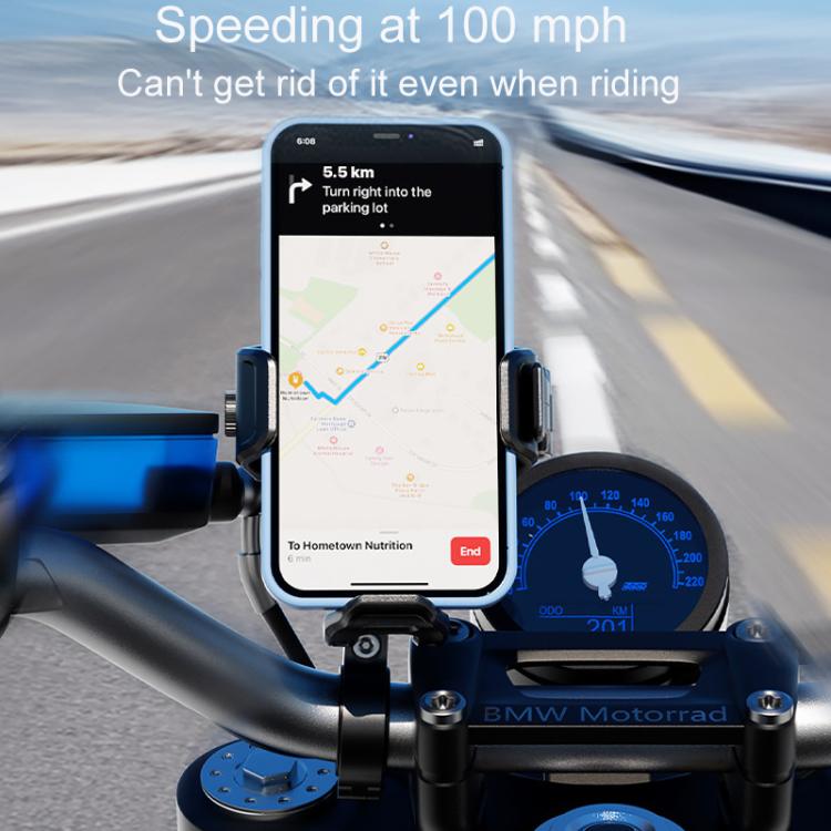 Kewig M33-C1 Outdoor Motorcycle Bike Riding Anti-Theft Shock Absorbing Cell Phone Holder(Standard Handlebar) by Kewig