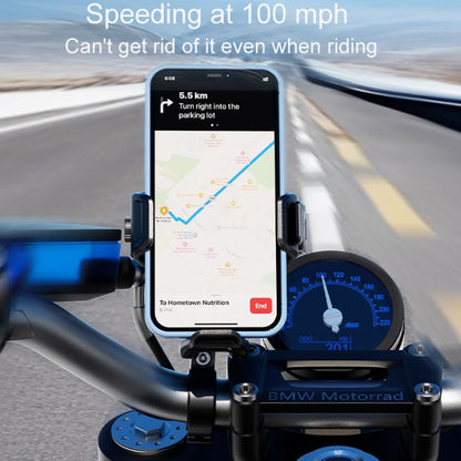 Kewig M33-C1 Outdoor Motorcycle Bike Riding Anti-Theft Shock Absorbing Cell Phone Holder(Standard Handlebar) by Kewig