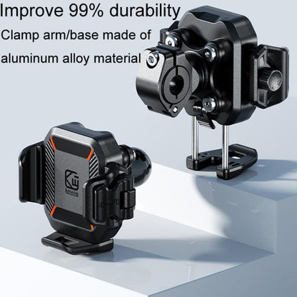 Kewig M33-C1 Outdoor Motorcycle Bike Riding Anti-Theft Shock Absorbing Cell Phone Holder(Standard Handlebar) by Kewig