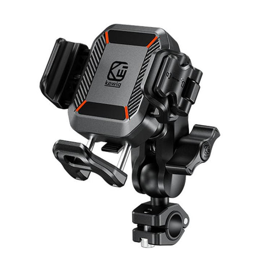 Kewig M33-C3 Outdoor Motorcycle Bike Riding Anti-Theft Shock Absorbing Cell Phone Holder(Rearview Mirror Lever) by Kewig