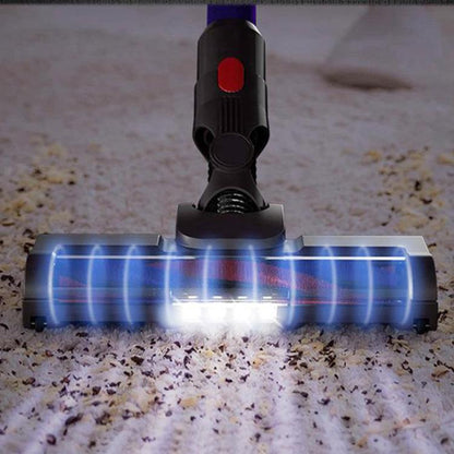 For Dyson V7 / V8 / V10 / V11 Vacuum Cleaner Floor Brush Head With LED Light 03A Soft Velvet - For Dyson Accessories by buy2fix | Online Shopping UK | buy2fix