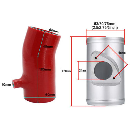 For Mazda 3 / 6 / CX-4 / Axela Car High Flow Cold Air Intake Filter, Specification: 2.0L-70-BK by buy2fix