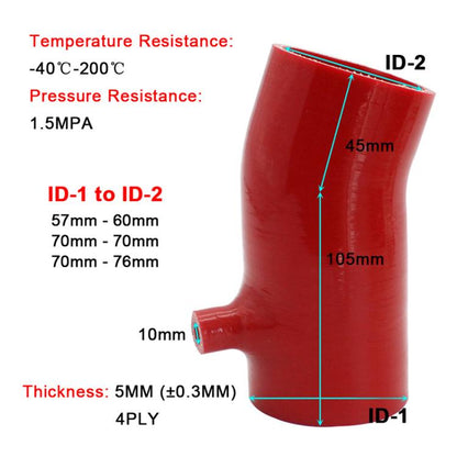 For Mazda 3 / 6 / CX-4 / Axela Car High Flow Cold Air Intake Filter, Specification: 1.5L-60-RD by buy2fix