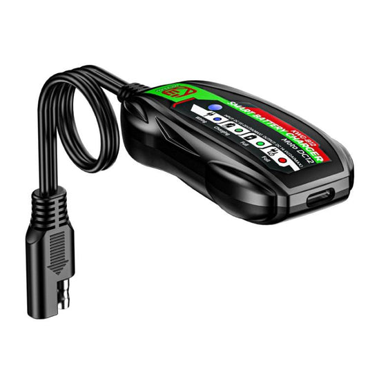 Kewig B12 Motorcycle Lead-Acid Battery Modified Charger(Black) by Kewig