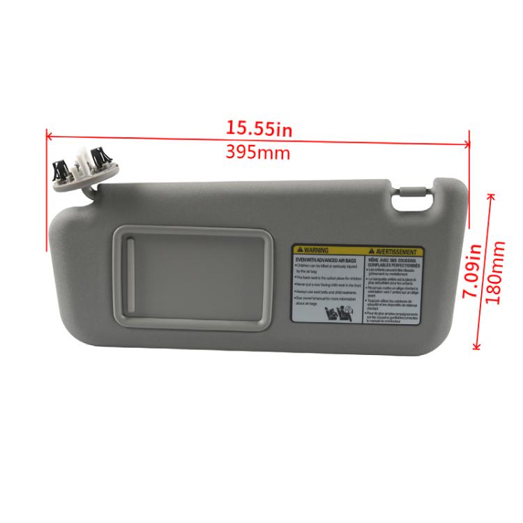For Toyota RAV4 Car Left Sun Visor(Gray) by buy2fix