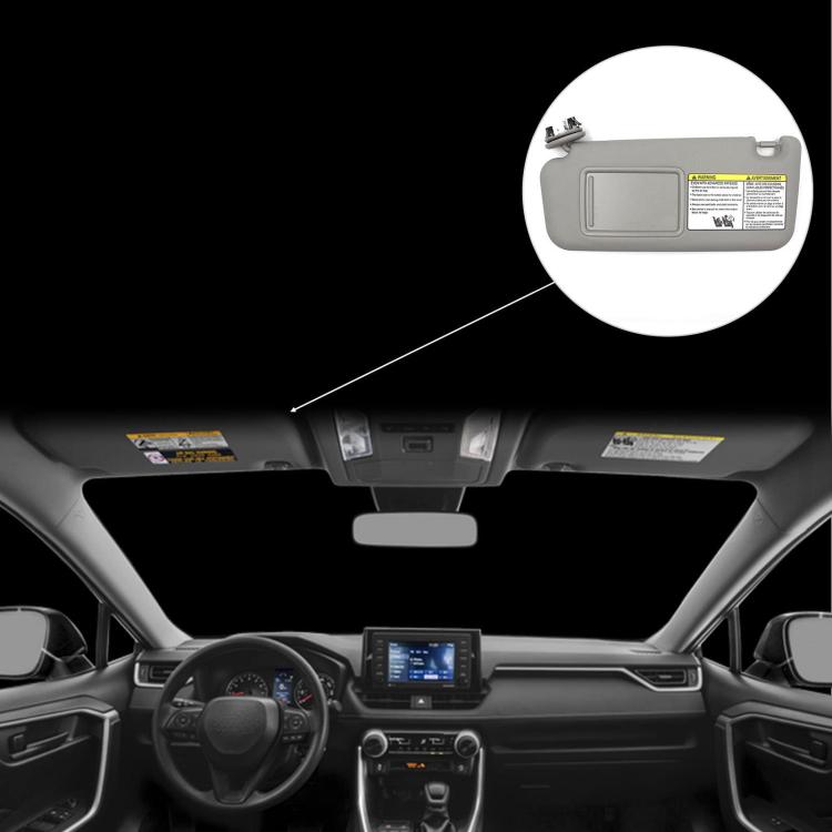 For Toyota RAV4 Car Left Sun Visor(Gray) by buy2fix