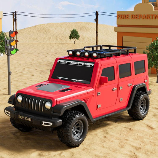 Folding Catapult Car Transformable Track Car Children Simulated Container Storage Car(Red) - RC Cars by buy2fix | Online Shopping UK | buy2fix