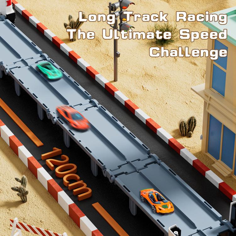 Folding Catapult Car Transformable Track Car Children Simulated Container Storage Car(Red) - RC Cars by buy2fix | Online Shopping UK | buy2fix