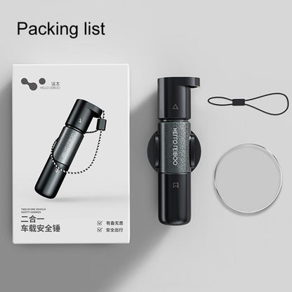 HELLO LEIBOO AD-1 Car Window Breaker Vehicle Multifunctional Escape Safety Hammer(Black) by HELLO LEIBOO