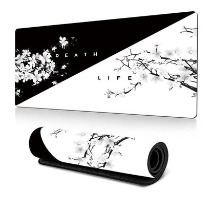 300x600x2mm Ink Painting Cherry Blossom Rubber Non-Slip Mouse Pad Desk Mat(Pattern 9) - Mouse Pads by buy2fix | Online Shopping UK | buy2fix