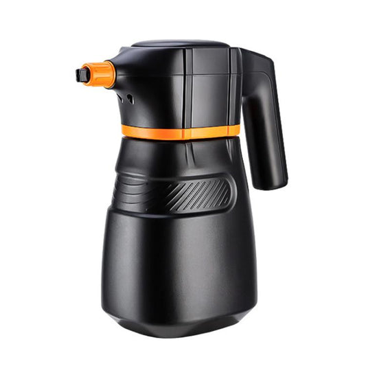 2L Car Washing Electrical Foam Sprayer Rechargeable Pressurized PA Kettle(Black Orange) by buy2fix