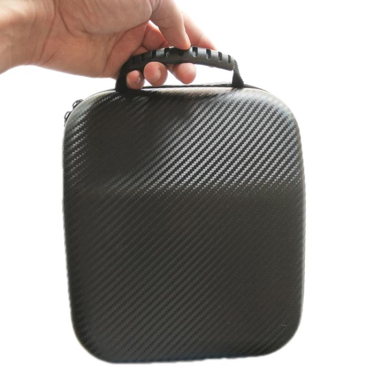 For Sennheiser HD660s/650/600/599/598/560S Headphone Bag(Straw Mat Pattern PU) - Other Earphone Case by buy2fix | Online Shopping UK | buy2fix