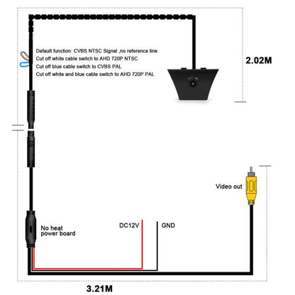 For Ford Kuga 2013 / 2015 / 2016 / 2017 Car Front View Camera by buy2fix