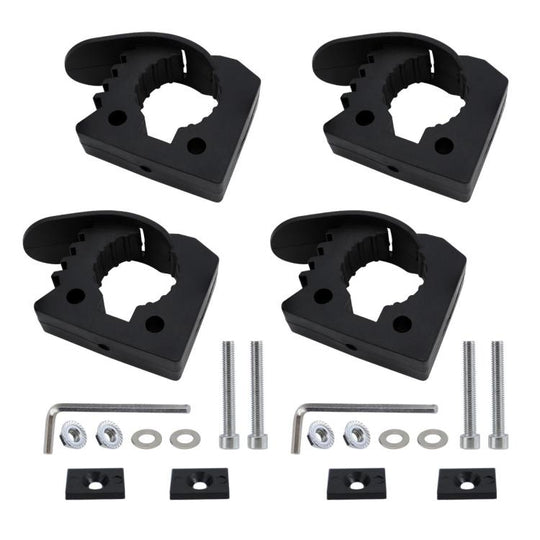 4pcs Quick Installation Clamp Rubber Fixing Buckle For 3-4cm Pipe
