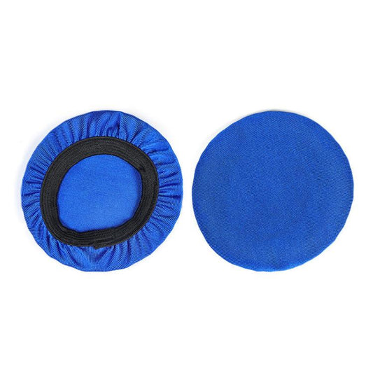 2pcs Universal Round Reusable Headset Dust Cover Sweat-proof Breathable Protective Cover, Color: S Blue - Anti-dust & Ear Caps by buy2fix | Online Shopping UK | buy2fix
