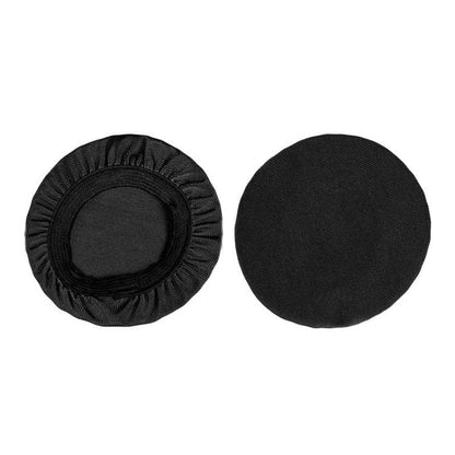 2pcs Universal Round Reusable Headset Dust Cover Sweat-proof Breathable Protective Cover, Color: L Black - Anti-dust & Ear Caps by buy2fix | Online Shopping UK | buy2fix