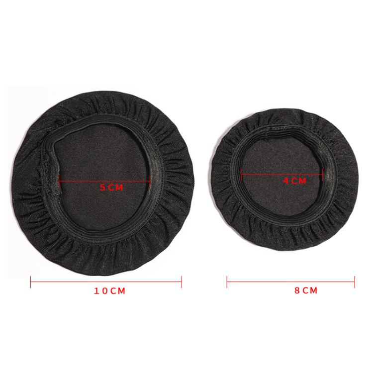 2pcs Universal Round Reusable Headset Dust Cover Sweat-proof Breathable Protective Cover, Color: S Gray - Anti-dust & Ear Caps by buy2fix | Online Shopping UK | buy2fix